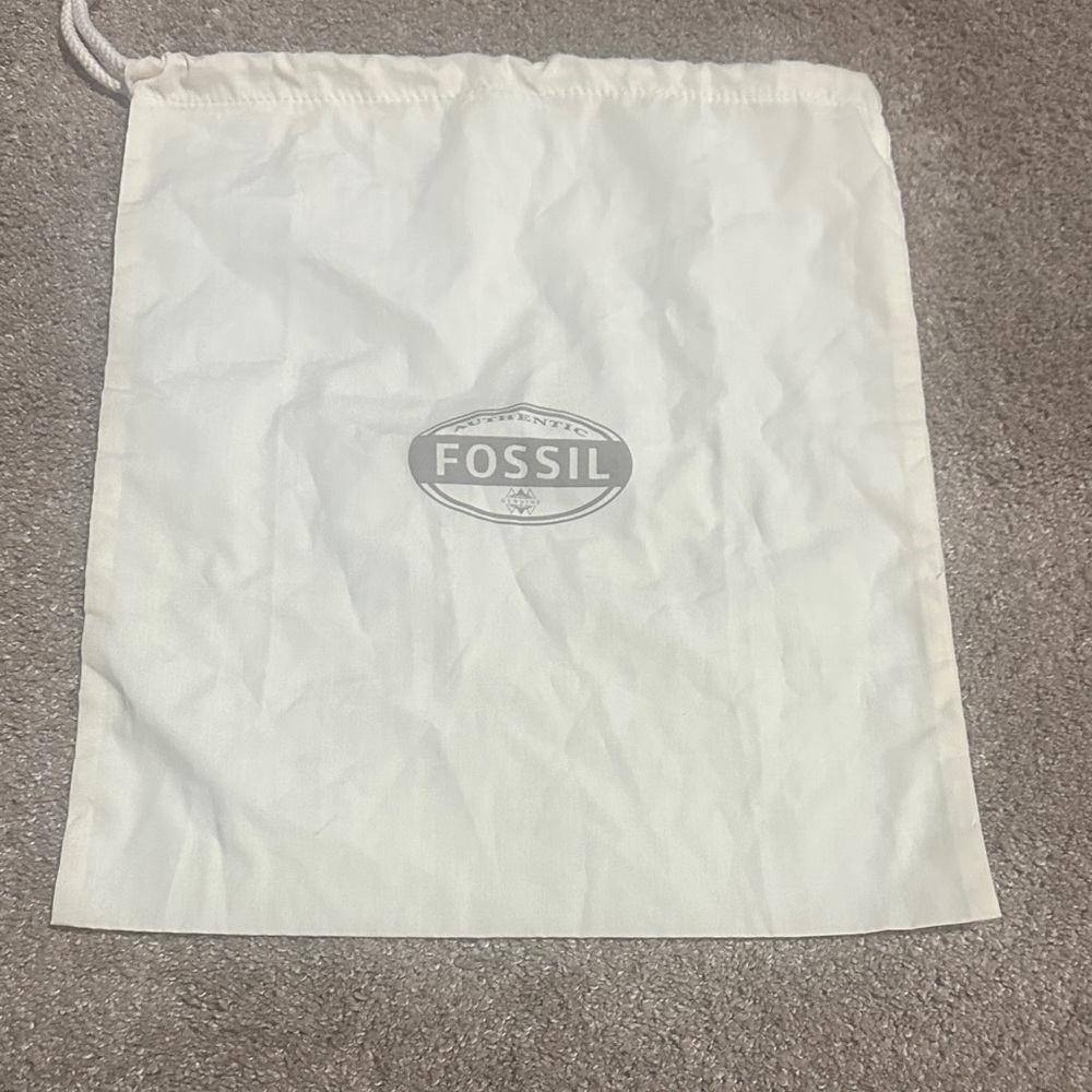 Fossil Cream Drawstring Accessory Dust Pouch